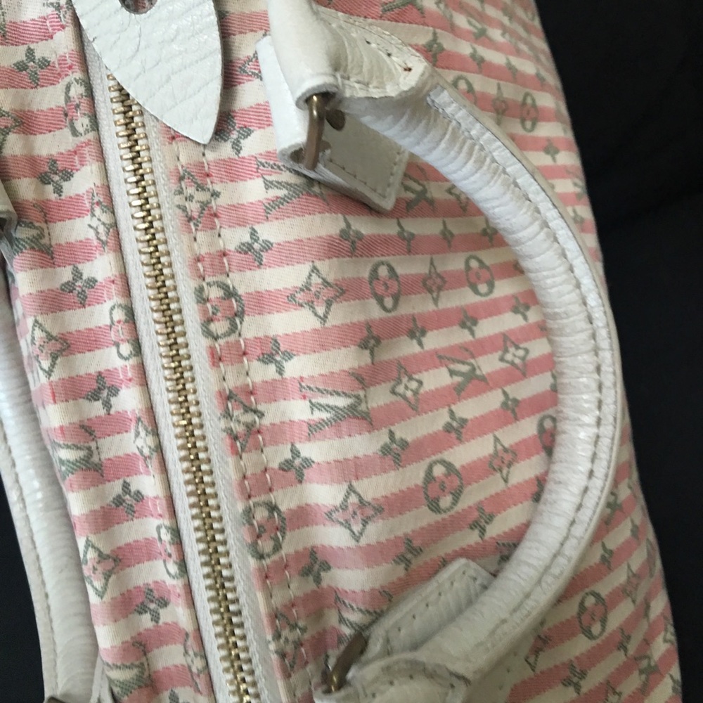 Authentic Louis Vuitton Speedy Mini Lin Croisette - Picture 8 of 8